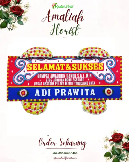 Papan Bunga Ucapan Selamat Godo